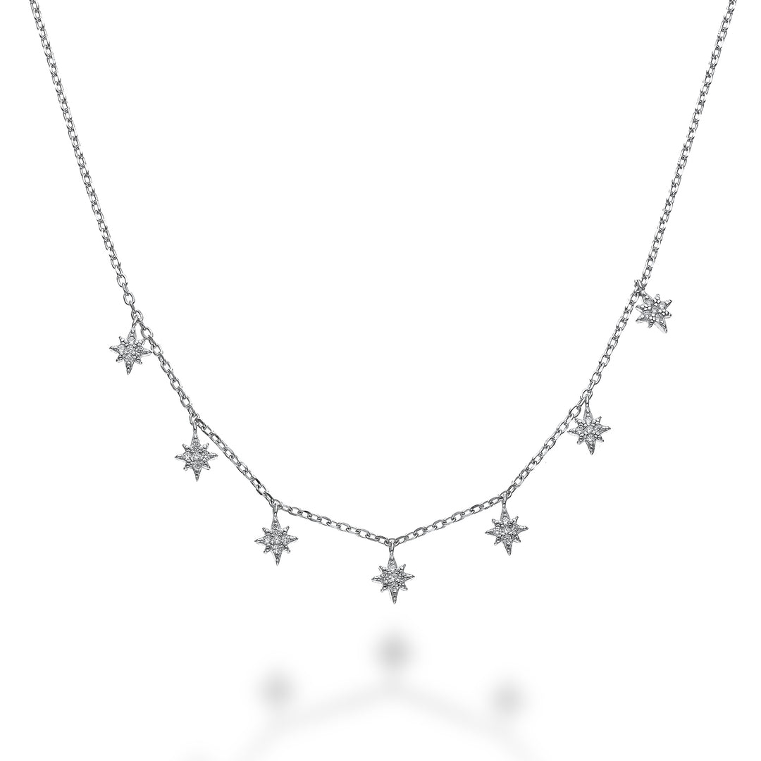 Mikiko cl ag925 witte swarovski edelstenen MD7564A4BIANCO0