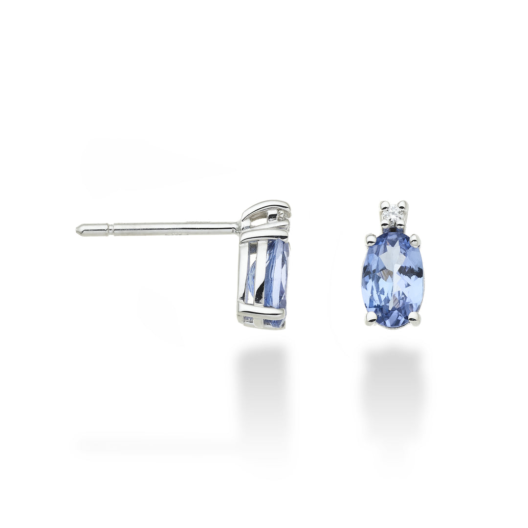 Nihama oder 9k Tansanit n. oval 6x4 ct.0,76 Durchm. 0,02 ct NO5023R4TZN