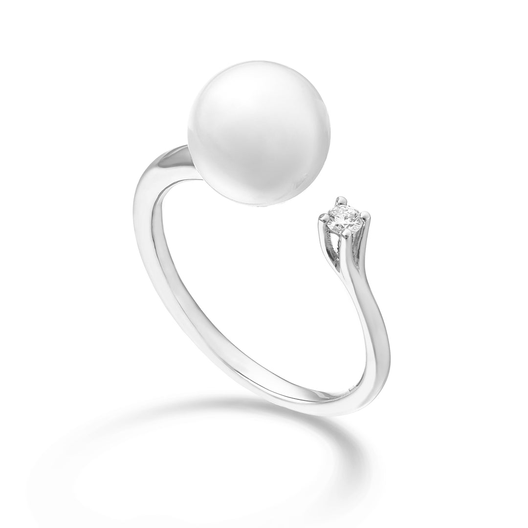 Nihama en 18k fw 9/9,5 ct.0,05 NA0846O4FABI090