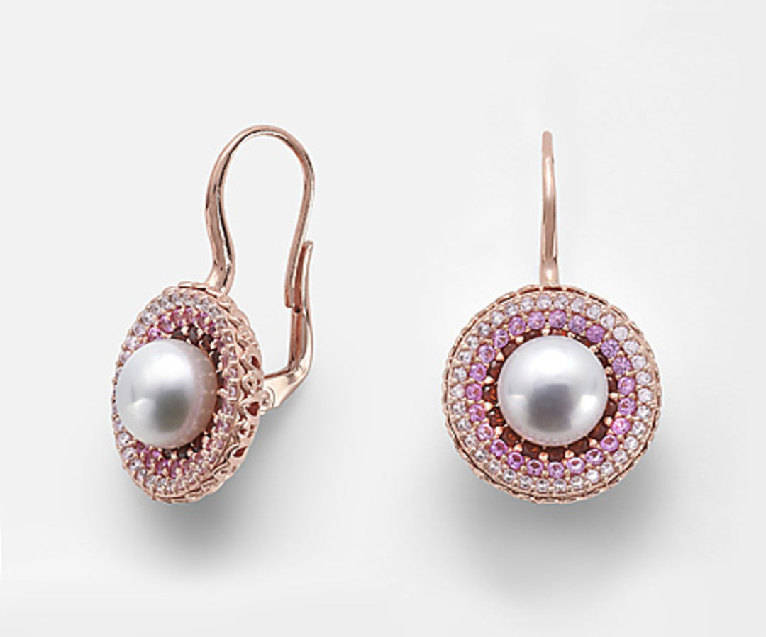 Mikiko oder AG925 FW Bot 8,5/9 Edelstein Swarovski Pink MO7533A3ROSA000
