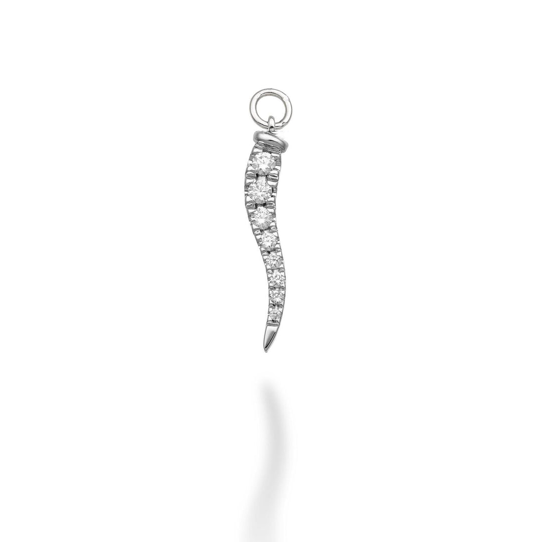 World Diamond Group croissantbedel 18k ct, 0,12 g versus witgoud GCH220DIO4