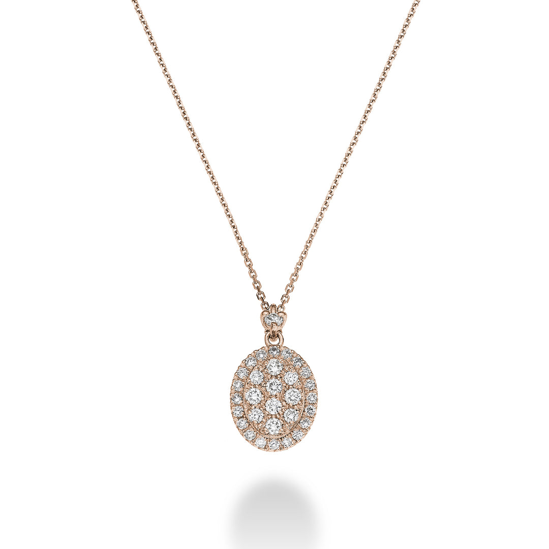 Golay multistone choker oval shape rose gold GMPC002DIR-23095110037