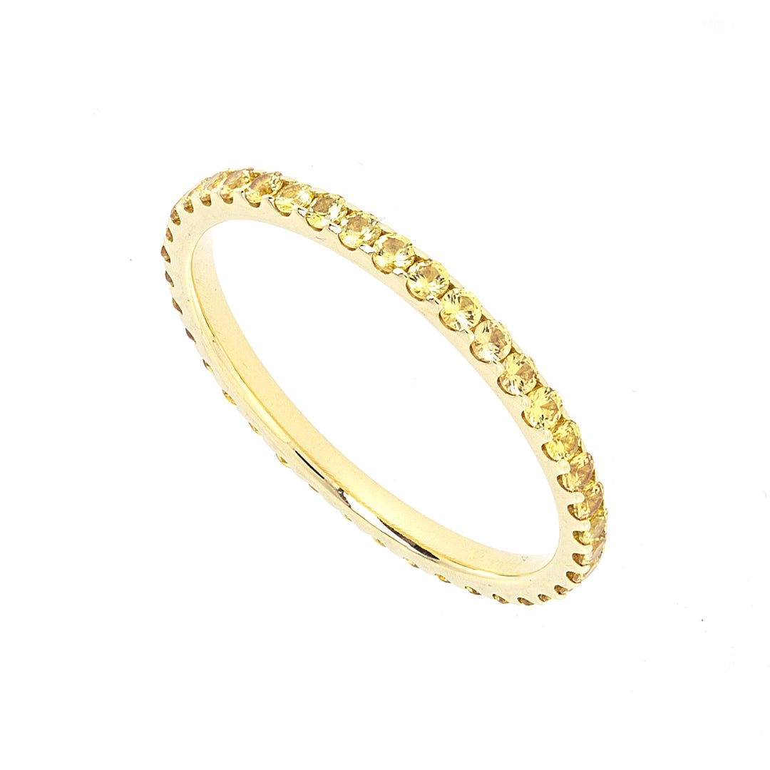 Golay turned yellow sapphire ring AIM004YS-10341110040