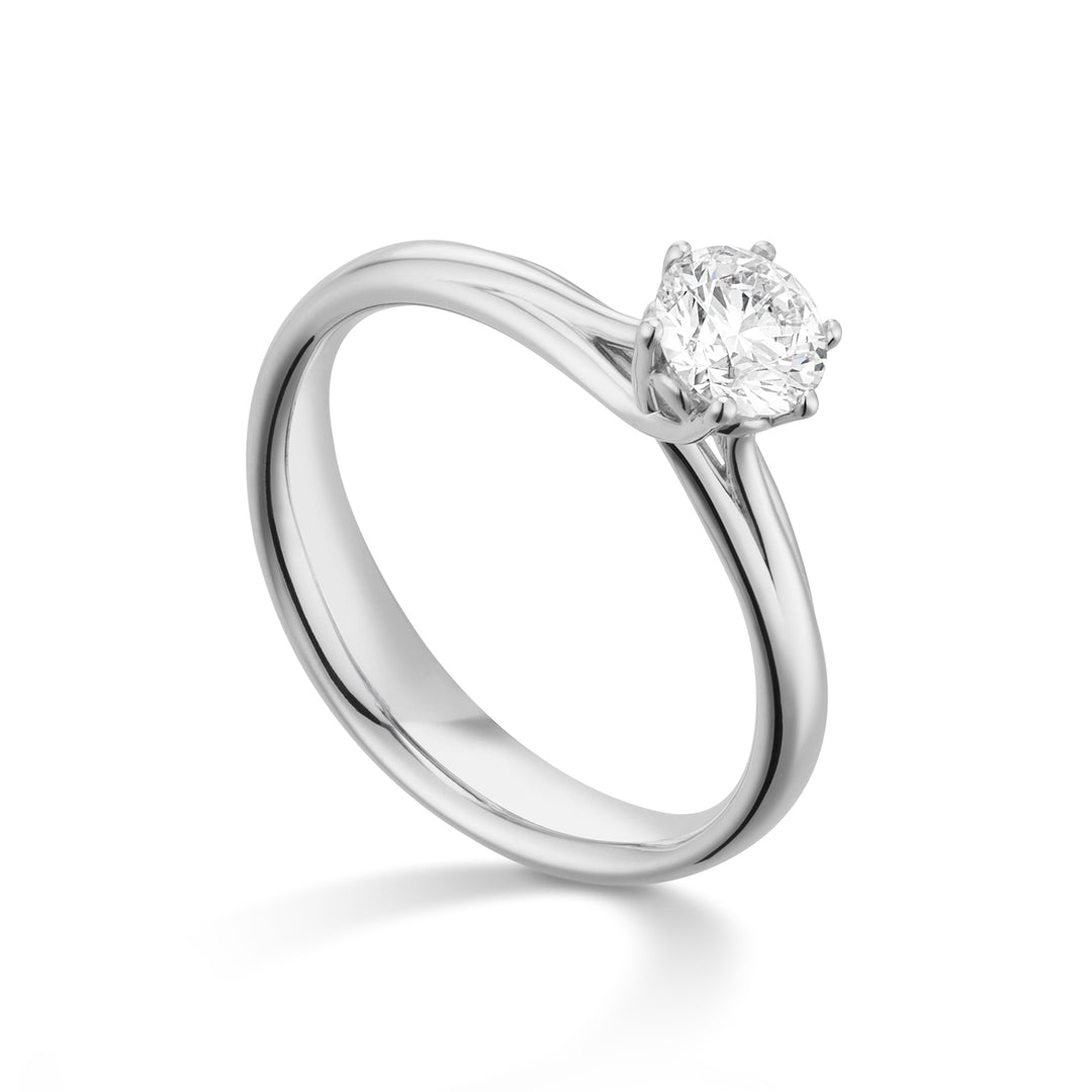 World Diamond Group Grace solitaire ring 6 tanden ASL025DI-18309110152