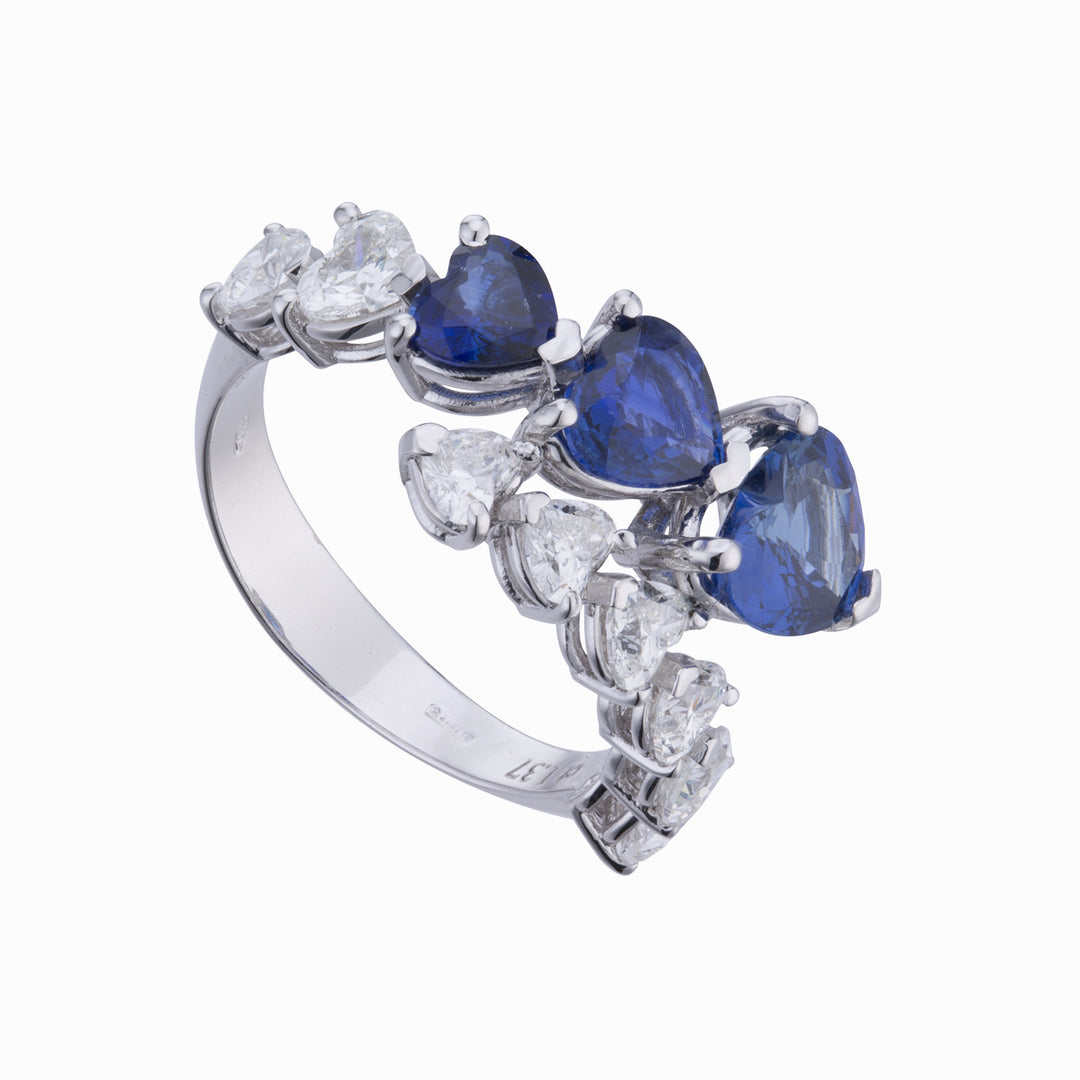Golay-Kontraring mit Herzen, Diamanten und Saphiren AETCU001DIZB-22137110072