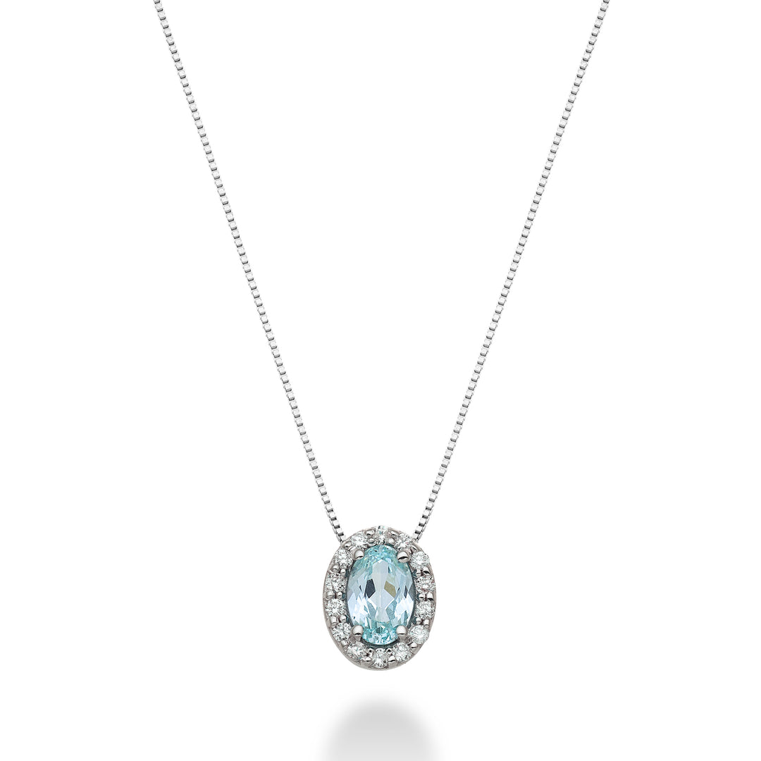 Nihama cl 18k Paraiba-Turmalin oval 6x4 ct.0,70 dia ct.0,09 ND5059O4PAR