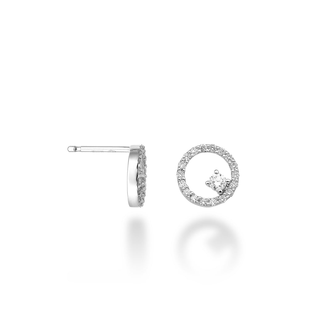 World Diamond Group oder 18 Karat ct.0,44 „rund“ GO5138O4BR044