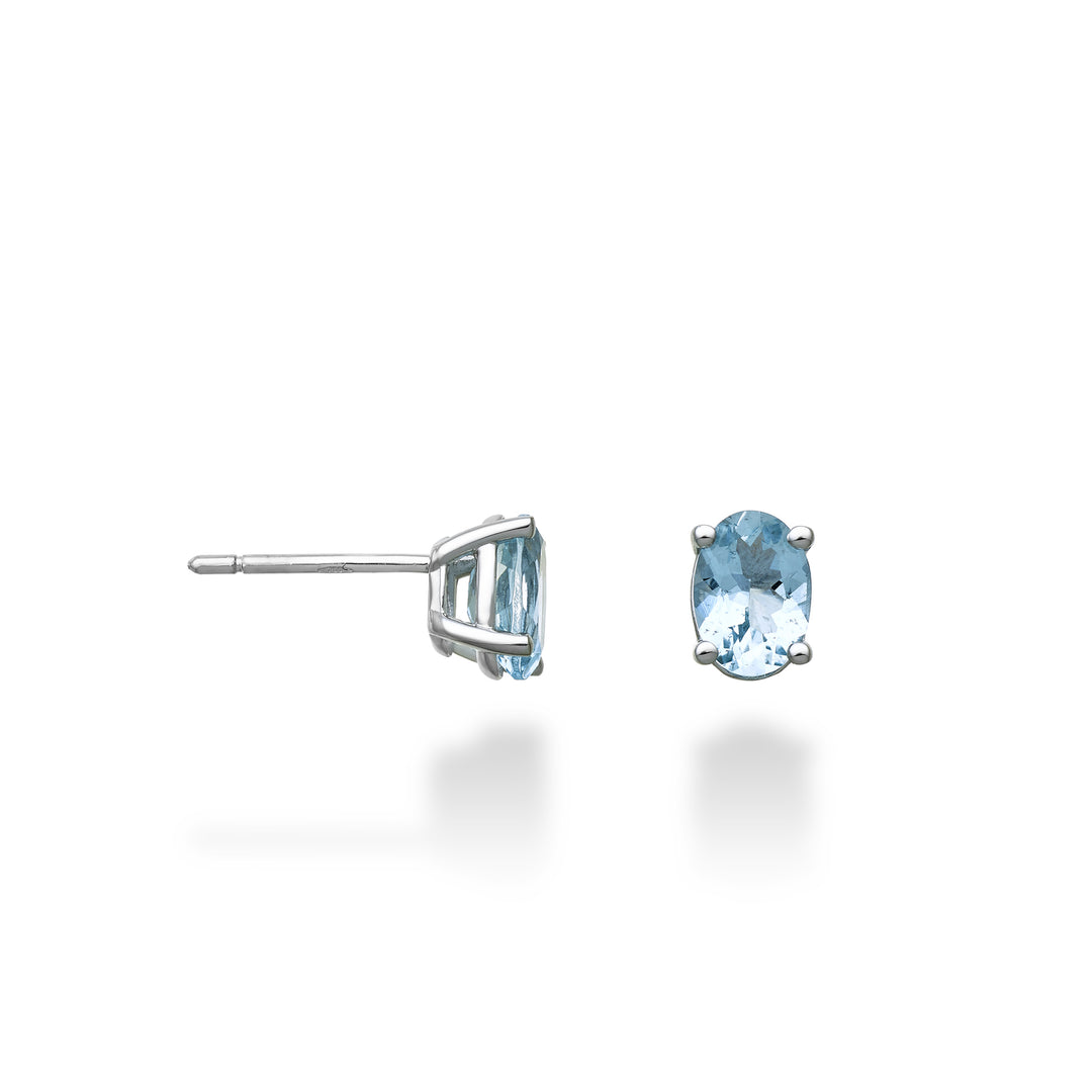 Nihama oder 18k ovaler Aquamarin 7x5 ct.1,00 NO5121O4AM