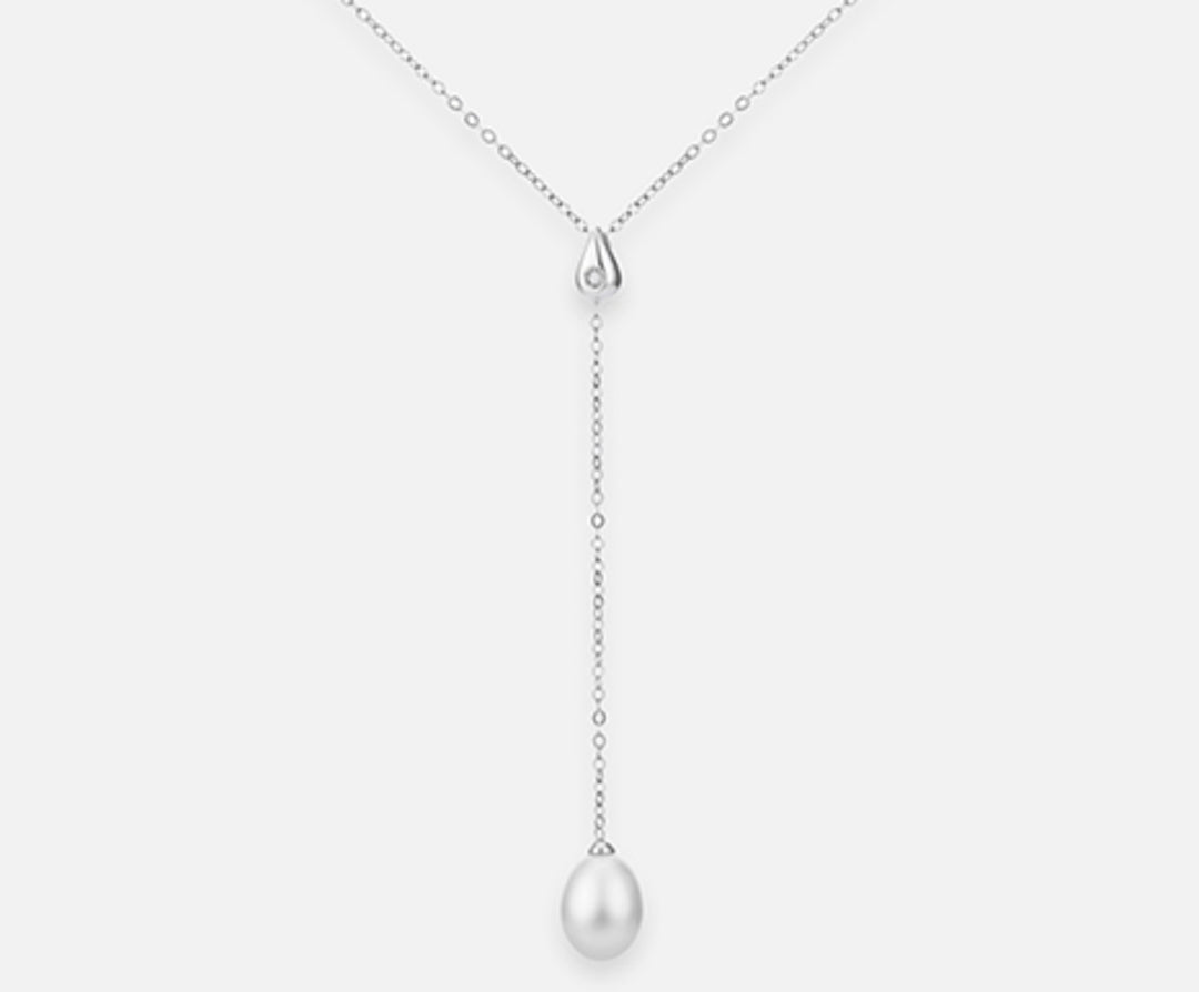 Nihama cl 18k fw druppel 8,5/9 ct.0,015 ND1018O4FABI085