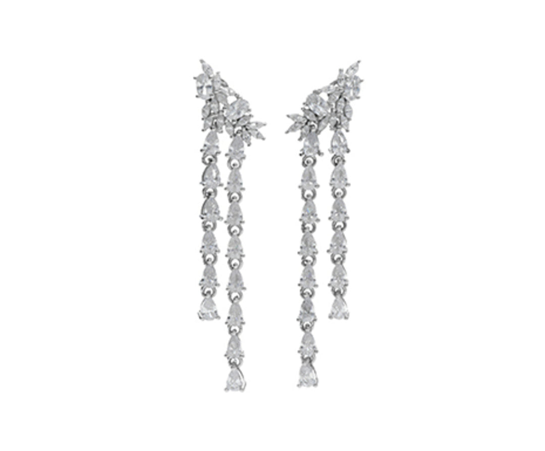 Nihama oder AG925 weiße Swarovski-Edelsteine NO7611A4WHITE0