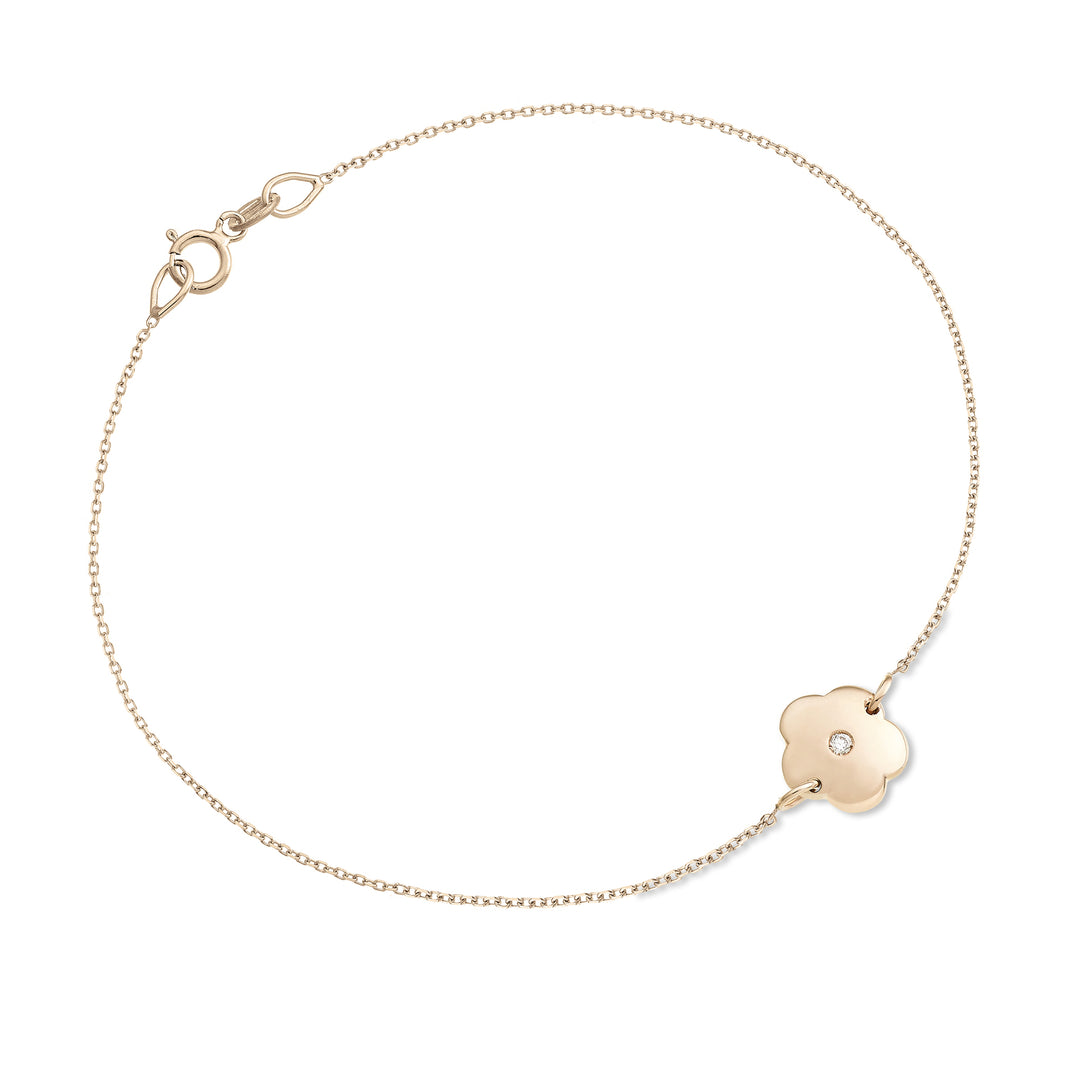 Mikiko br 18k bloem 0,01 ct roségoud MB5041O3BR001