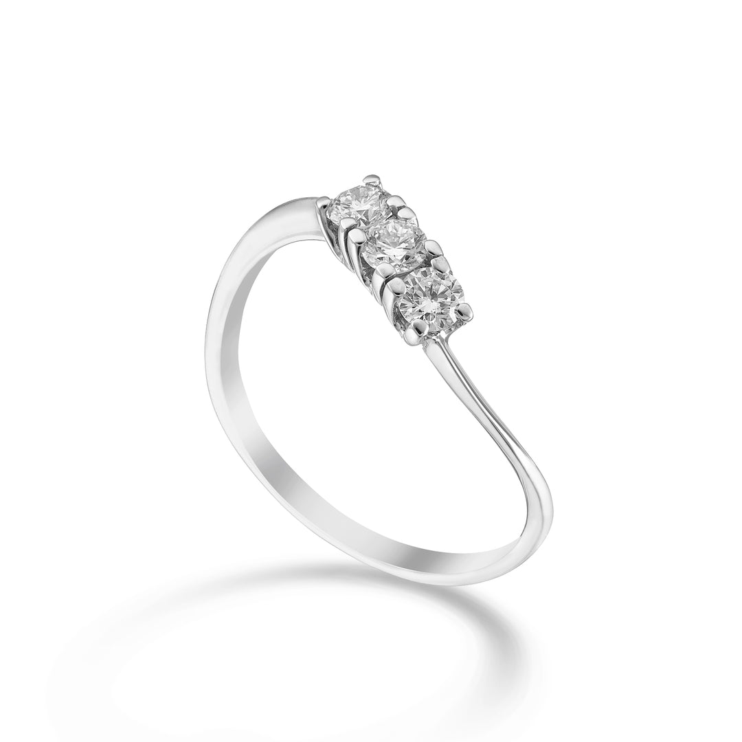 Nihama an 18k trilogy moved with diamonds NA5206O4BR033