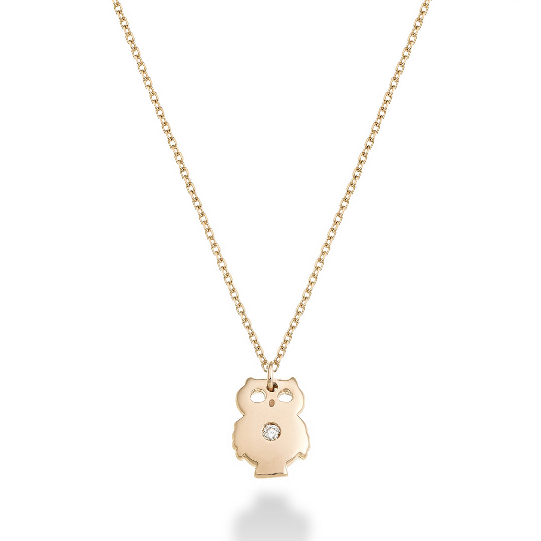 Nihama cl 18k Eule 0,01 ct Roségold ND5132O3BR001