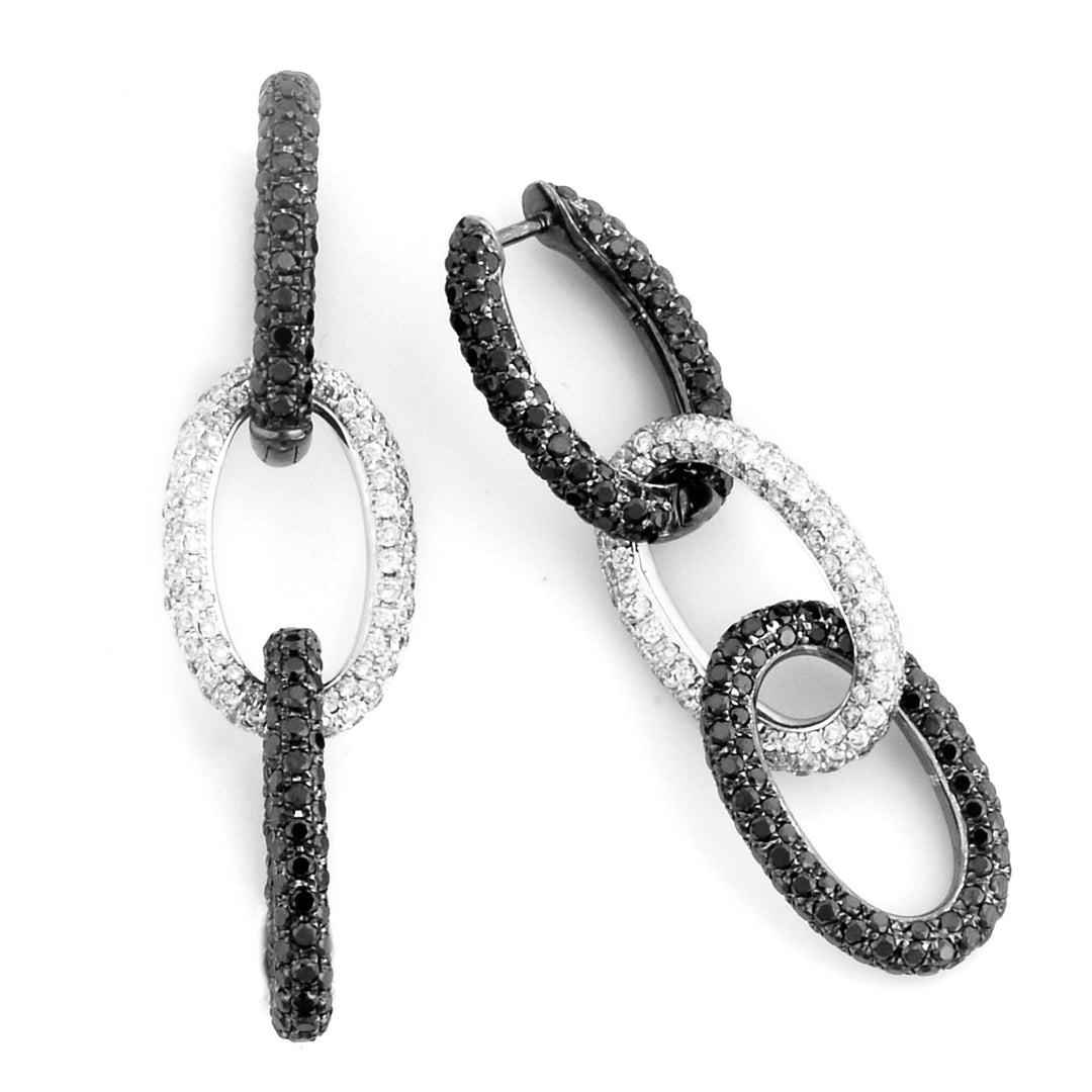 Golay alternatieve oorbellen zwarte griet pave OATE72412-12097110008