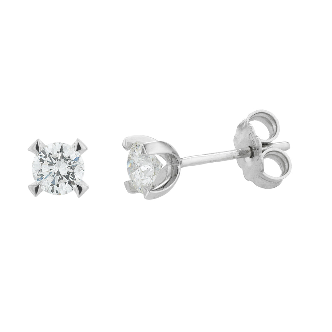 Golay earrings with brilliant cut light point OIM066-15274110322