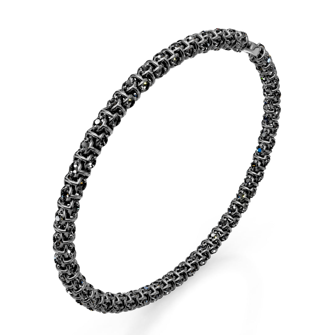 Golay weiches Mesh-Armband d. Schwarz ct 2,58 insgesamt Schwarz BD540BK0017N-190-24296110057