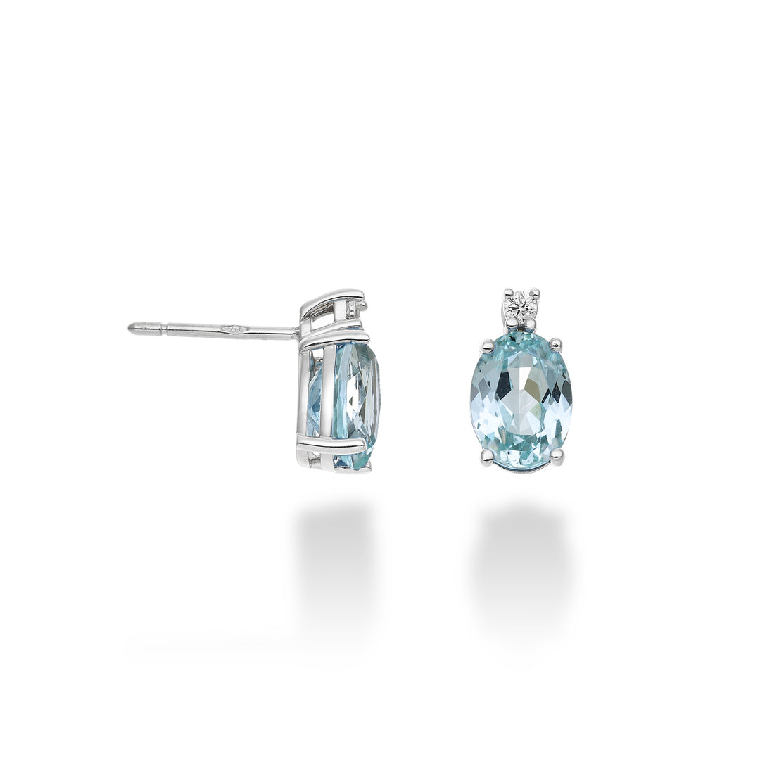 Nihama oder 18k ovaler Paraiba-Turmalin 8x6 ct.3,20 Durchm. 0,05 ct NO5025O4PAR
