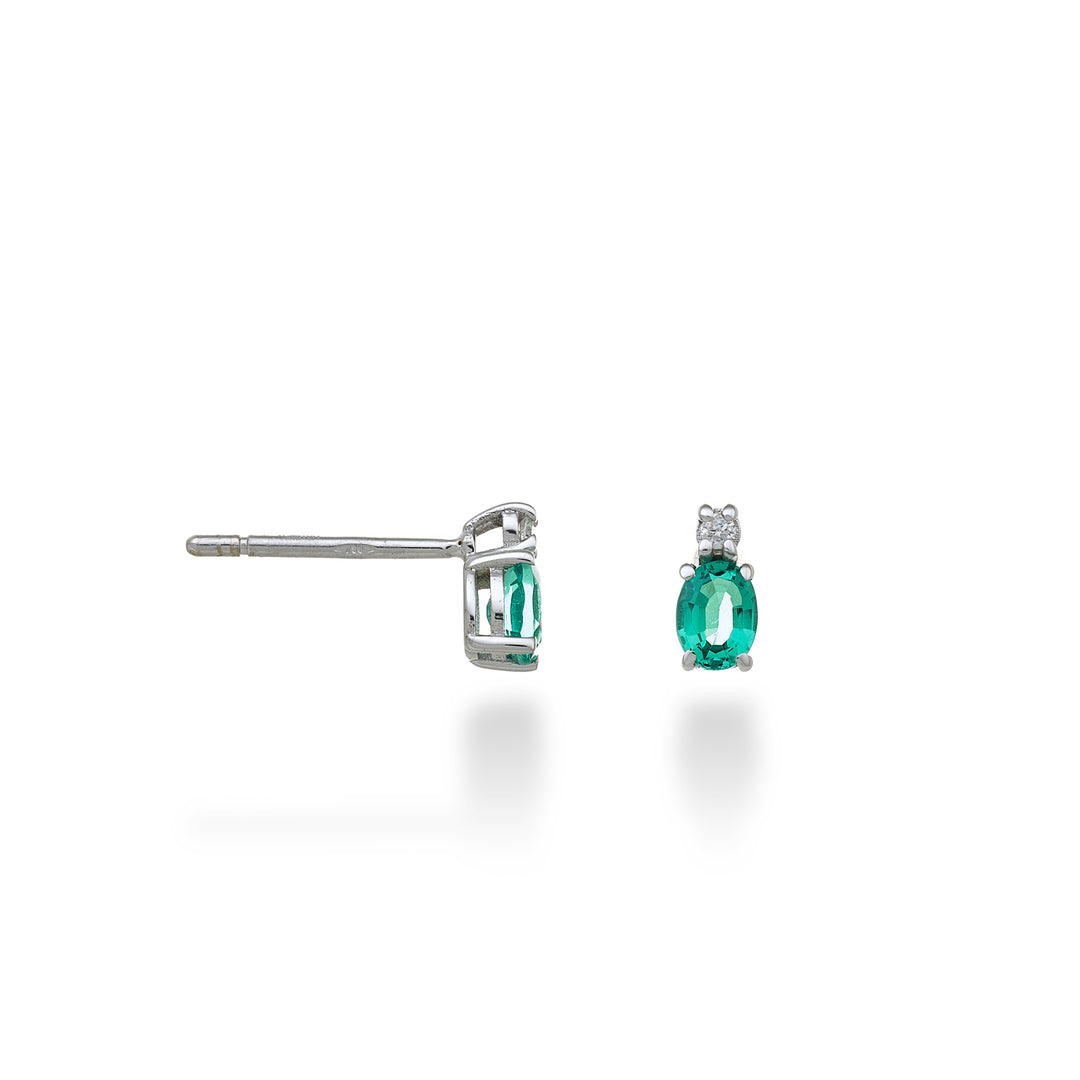 Nihama oder 9k ovaler Smaragd 4x3 ct.0,30 Durchm. 0,02 ct NO5162R4BE