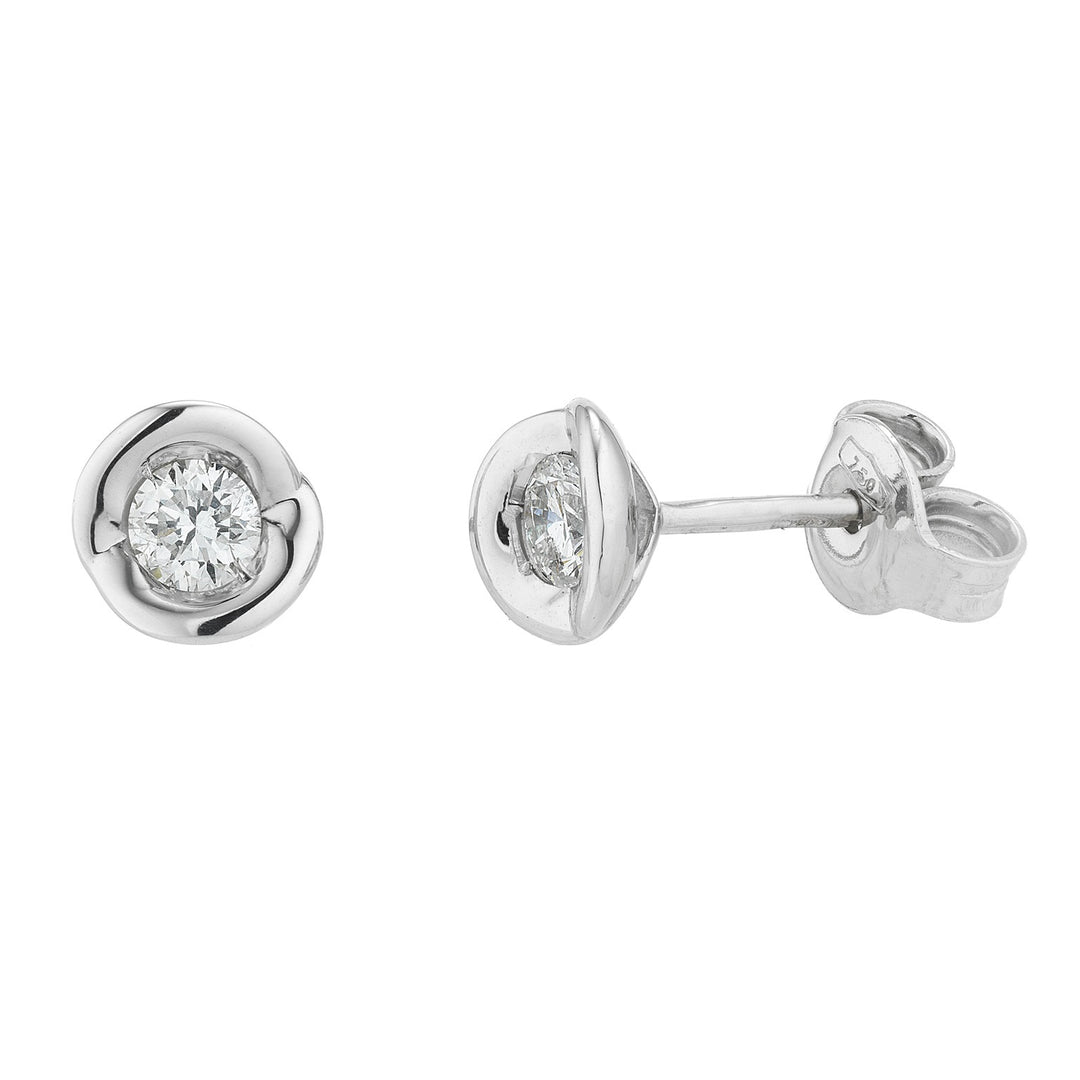 World Diamond Group calla light point oorbellen OIM34-18311110225
