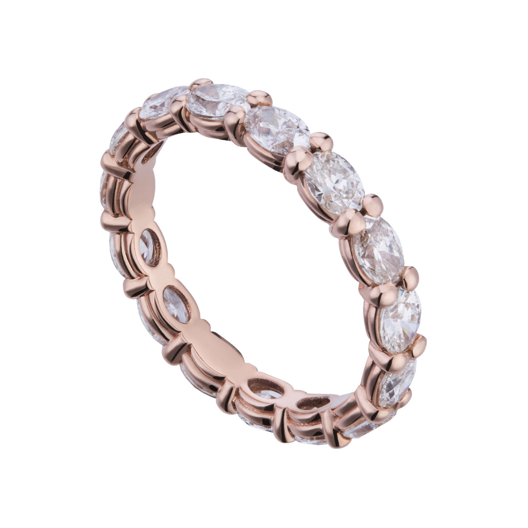 Golay finger ring with oval diamonds AET004DI-22206110026