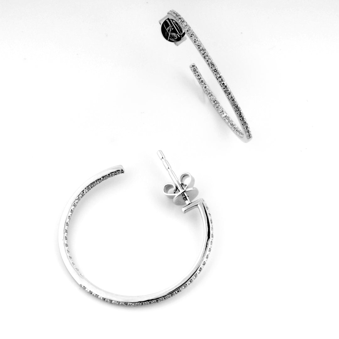 Golay white gold circle earrings OKT201007-11269110006