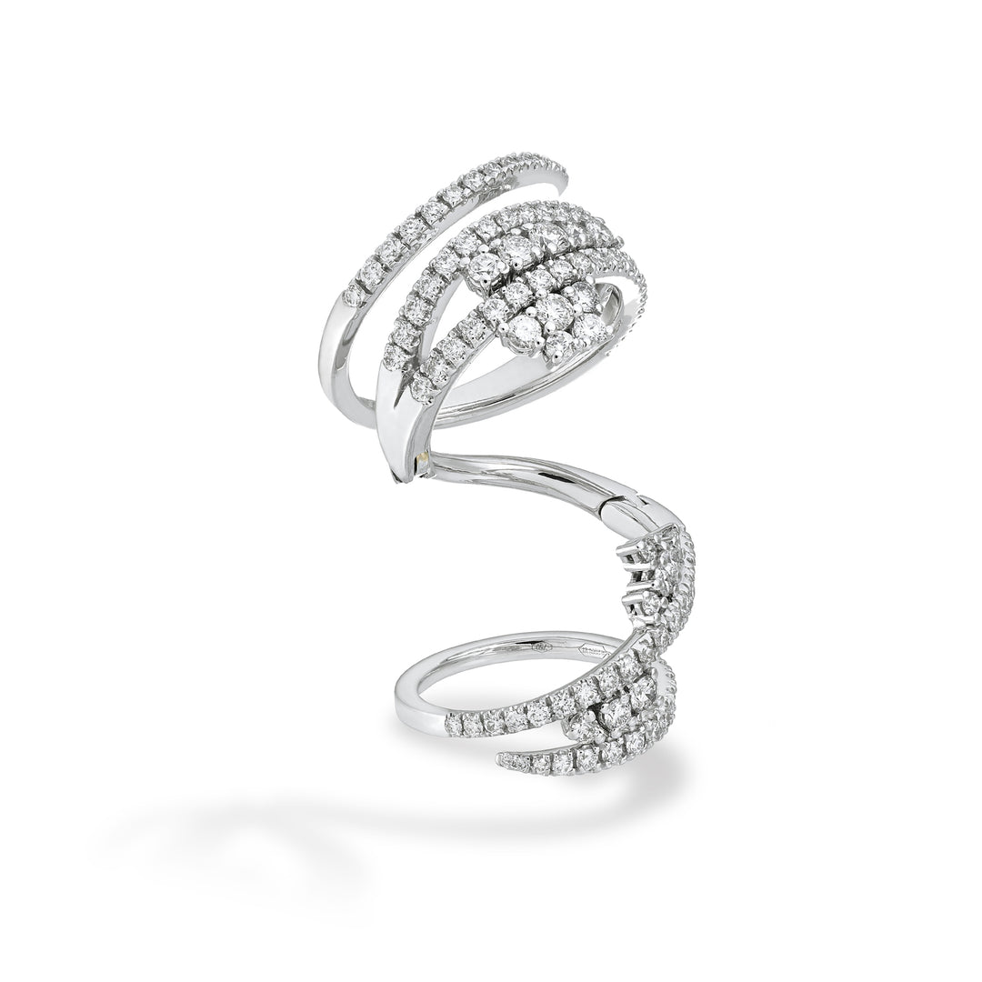 Golay fantasy snake ring, with added round stones ASNAKE02DI-25338110286