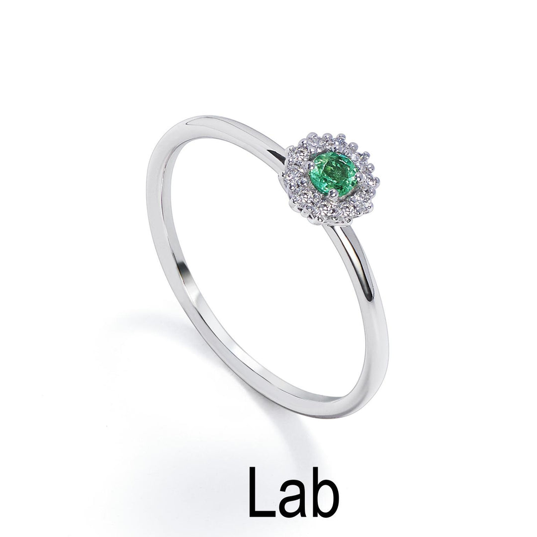 Mikiko an 18k emerald 0.10 ct diam. 0.07 ct size 2 MA5140O4SML010
