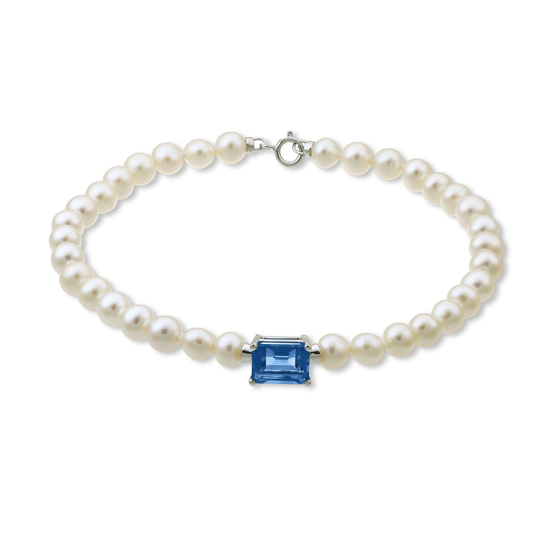 Mikiko br 18k fw 5.5/6 london blue topaz okt. 6x8 kt.2,65 diam. 0,02 ct veerring MB1016O4TPBL50