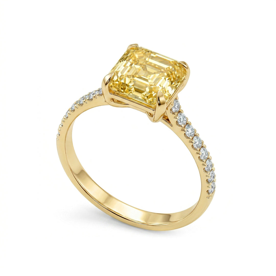 X-Diamond, ein 18-Karat-Labor g.d.tot. 2,23 ct, Cen-Prinzessin-Schliff 2,03 ct und vertiefter Schaft 0,20 ct XXDAPU124O1CSFY223
