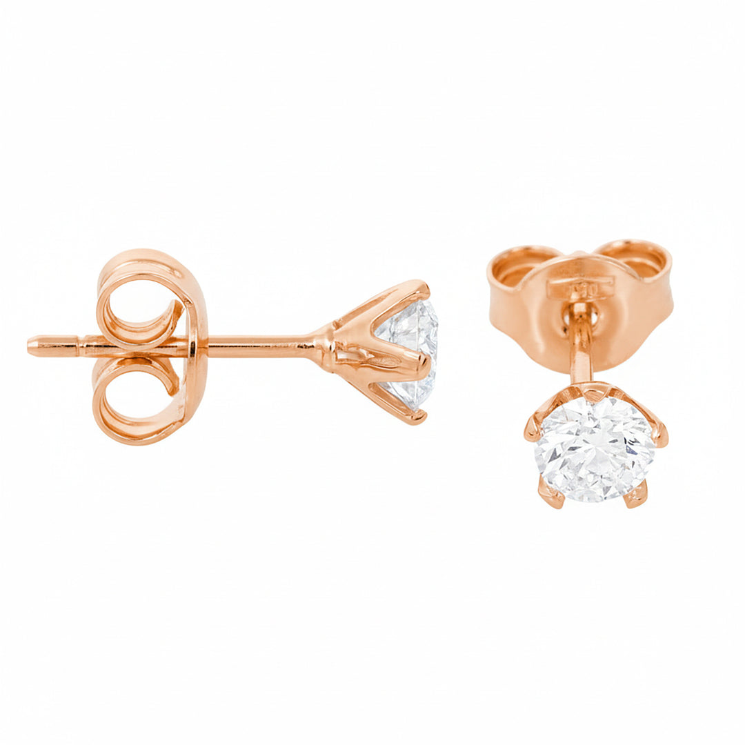 Golay light point earring 5 points rose gold OPL012RWDI-17010110055