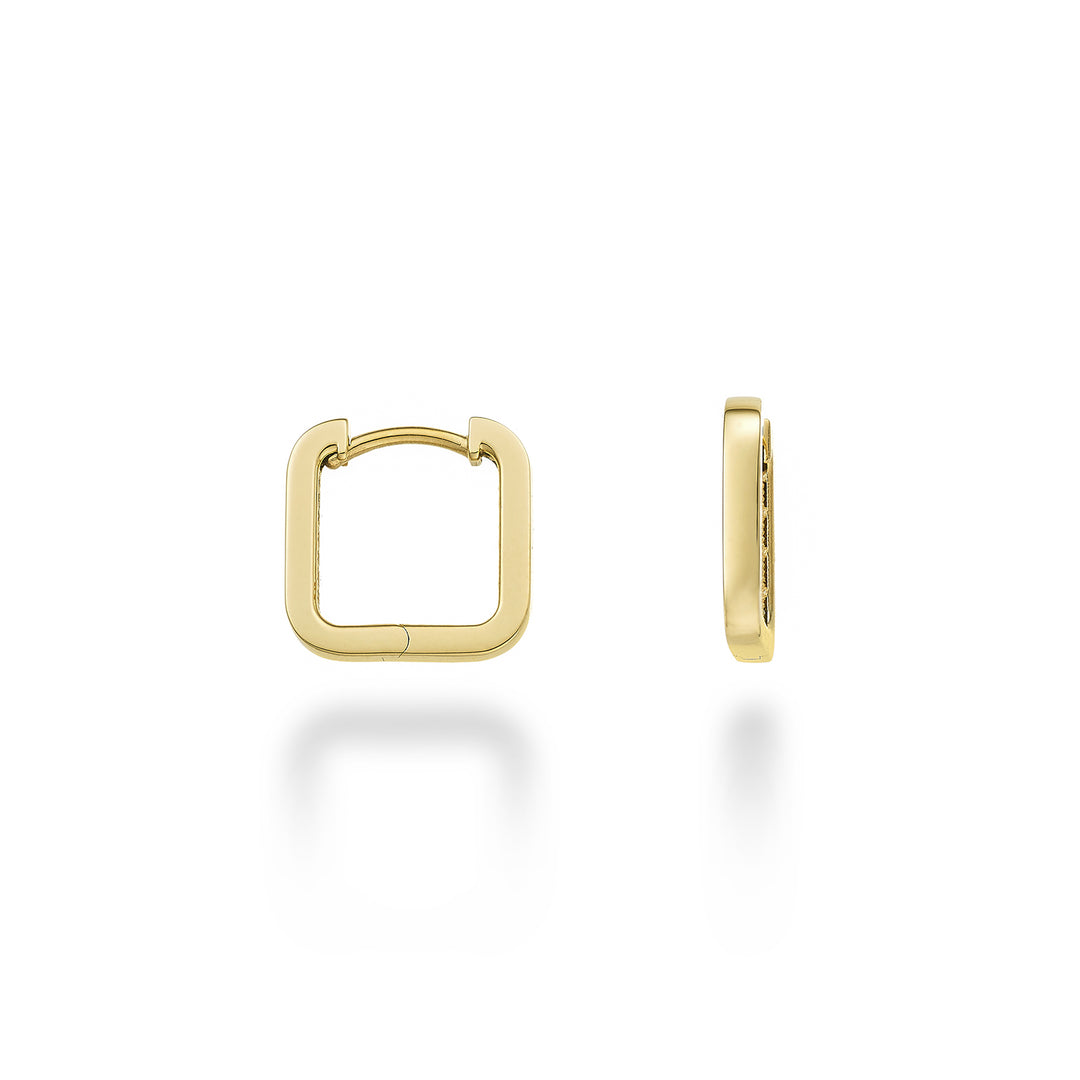 Quadratischer Durchmesser aus Mikiko oder 18 Karat Gelbgold. int. 1,00x1,00 cm MO5101O1QUAD