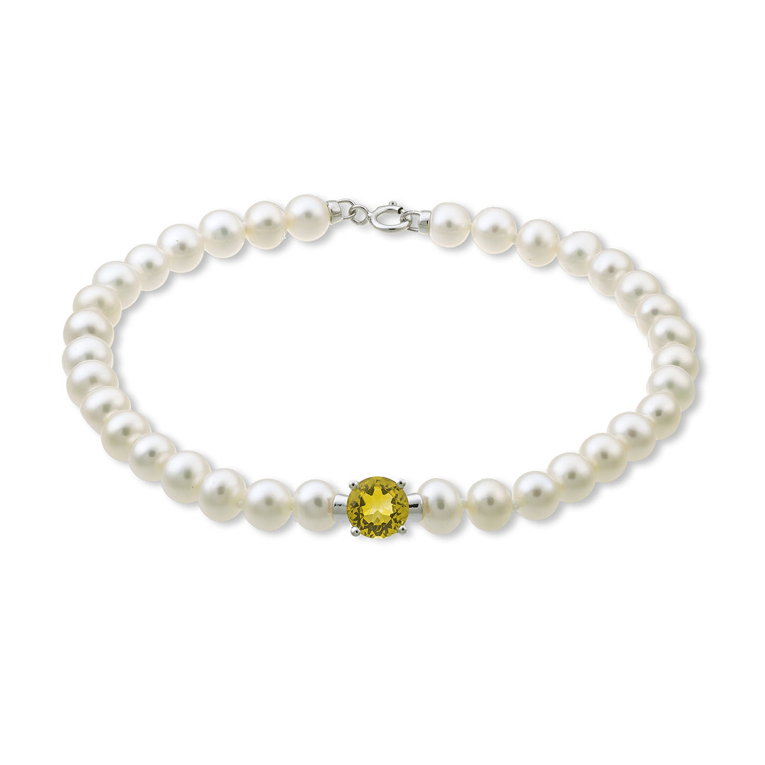 Mikiko br 18k fw 5-5.5 ronde citrien 6 ct.0,70 veerring MB1018O4CITR50