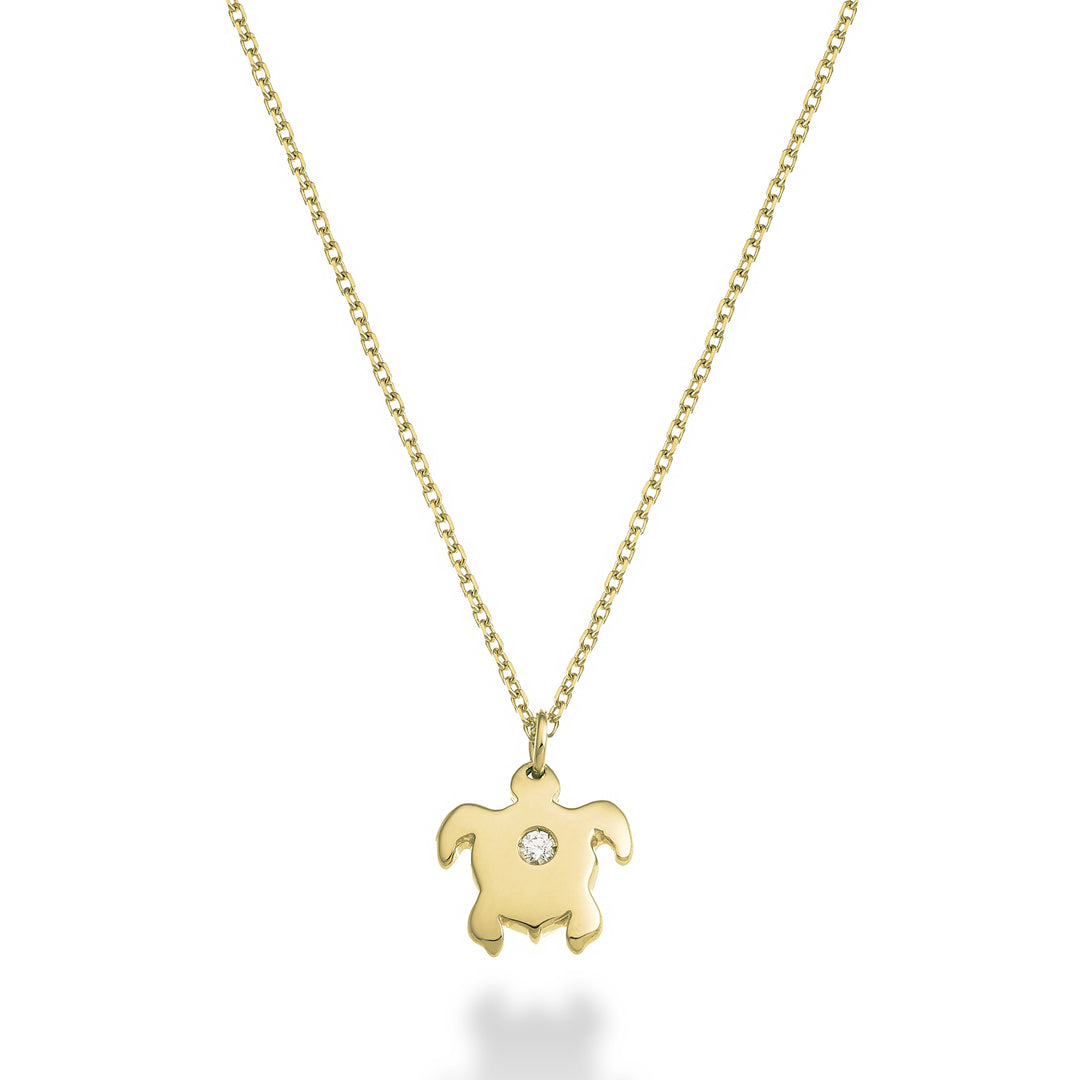 Mikiko cl 18k schildpad 0,01 ct geelgoud MD5131O1BR001