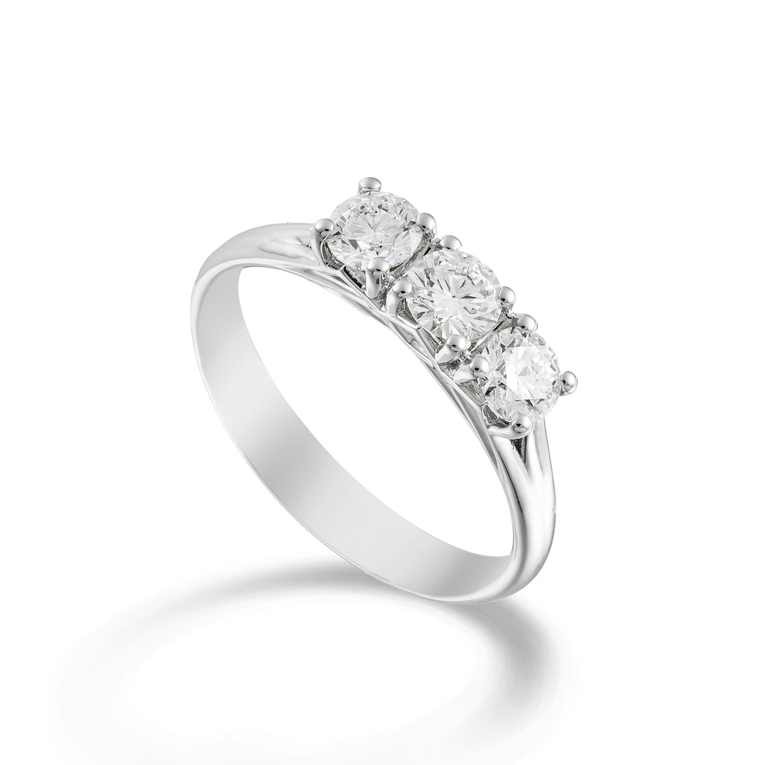 Golay linear trilogy ring 0.90 ct total ATRL400DI090-24143110177