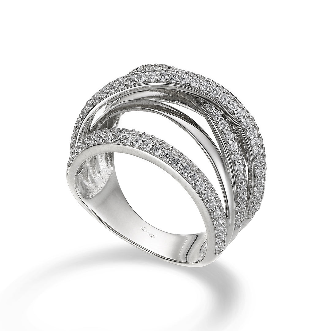 Nihama en ag925 witte swarovski edelstenen NA7187A4WHITE0