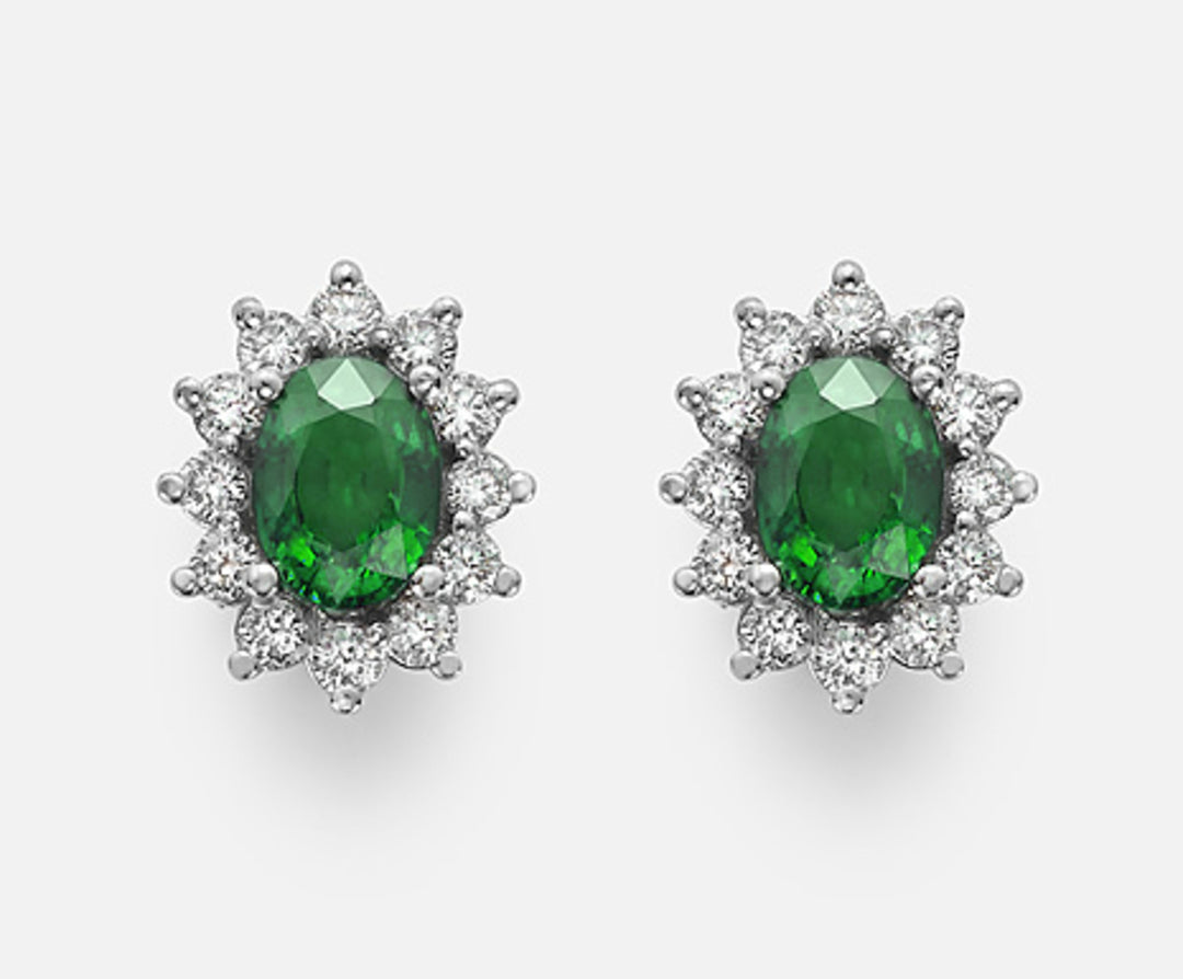 Nihama oder 9k ovaler Smaragd 7x5 ct.1,20 Durchm. 0,60 ct NO5031R4BE