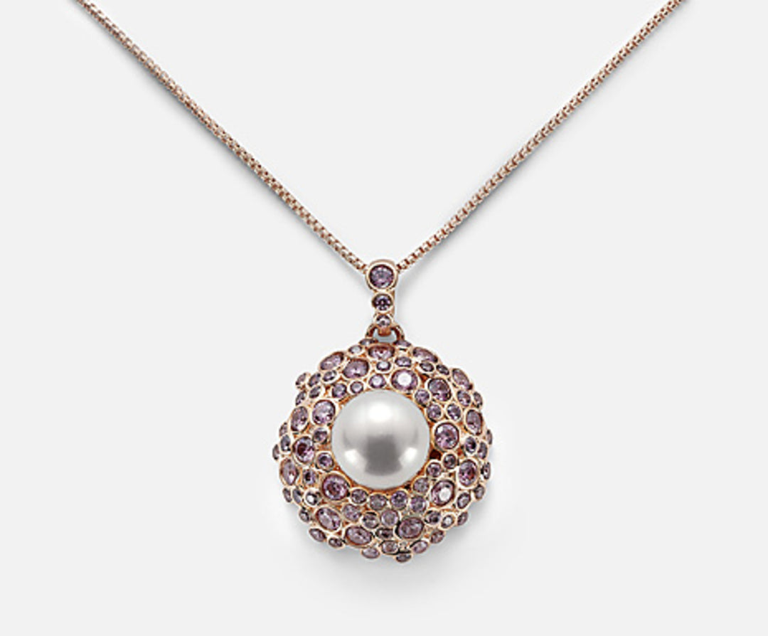 Mikiko cl ag925 fw bot 11,5/12 gem swarovski paars 70 cm MD7552A3VIOLA00