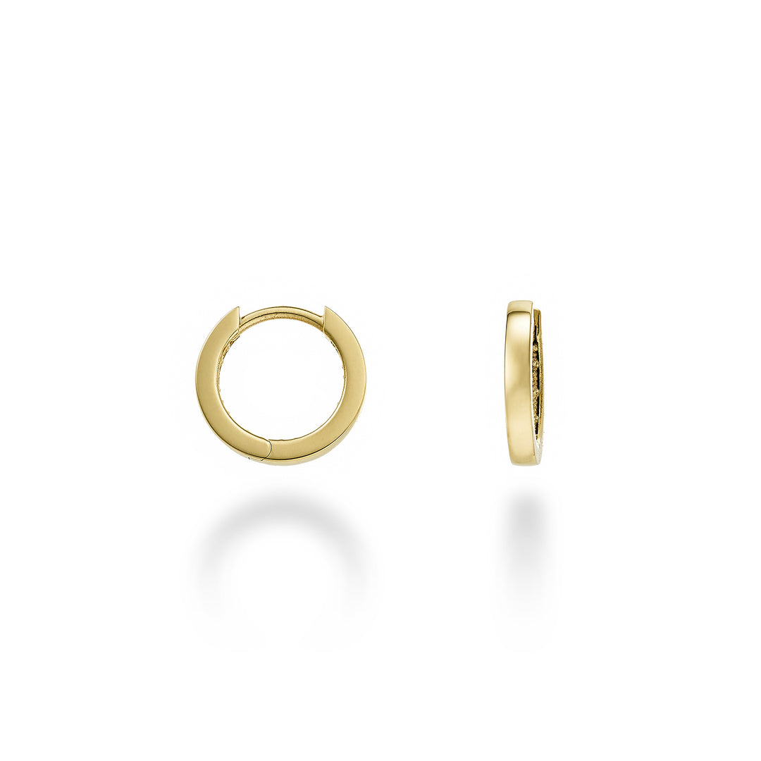 Runder Mikiko- oder 18-Karat-Gelbgold-Durchmesser. int. 0,90 x 0,90 cm MO5098O1ROUND