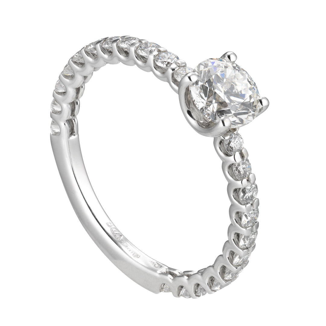 Golay king ring with central 0.70ct AB2149-0.70-18296110071