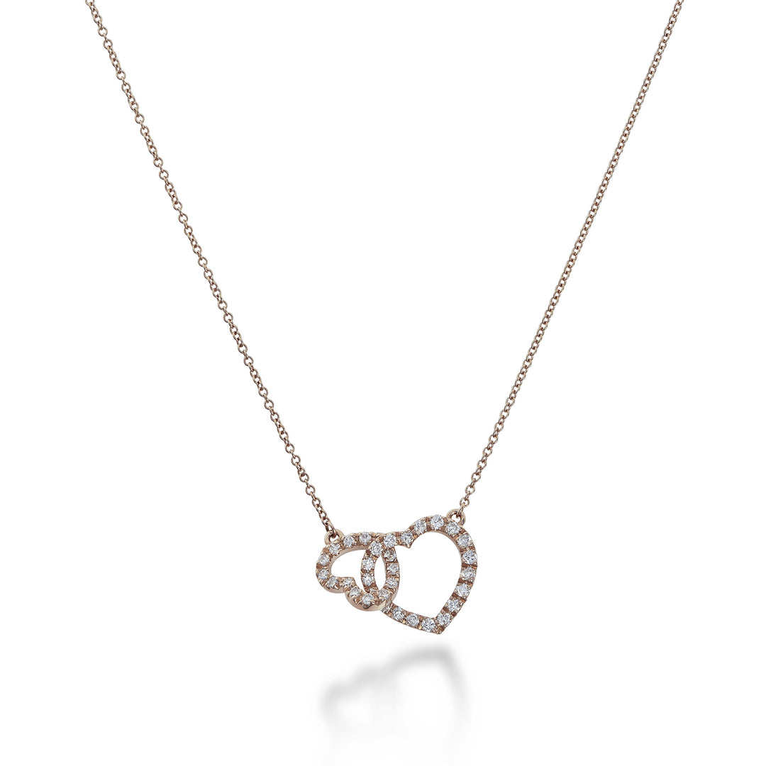 Lange Golay-Halskette „Love Me Two Intertwined Hearts“ mit Durchmesser GFCU014DI-22284110050