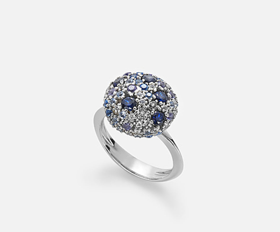 Nihama an ag925 dwarf blue and light blue gems NA7172A4BLU0000