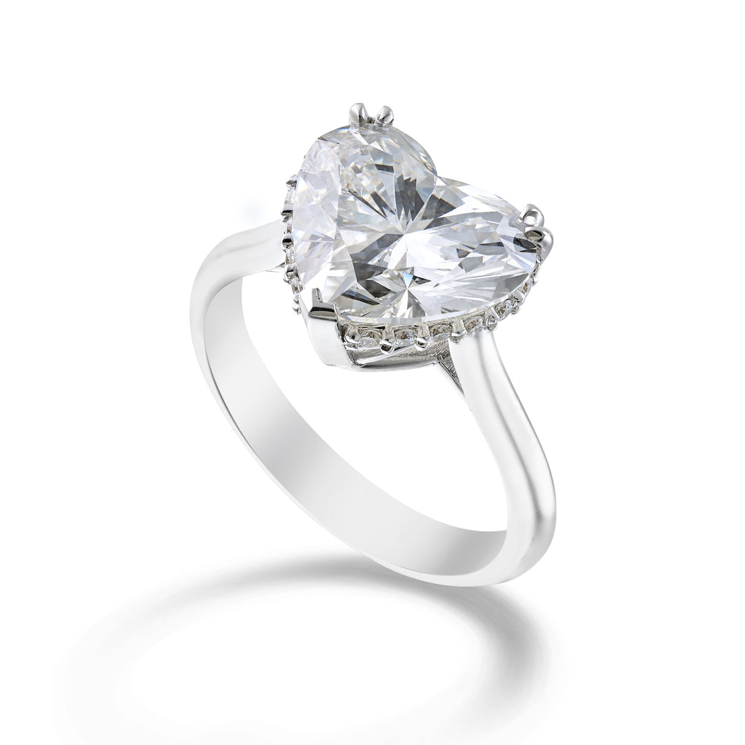 X-Diamond, ein 18-Karat-Labor g.d.tot. 4,06 ct, Herzstück 3,94 ct und eingelassener Ring 0,12 ct XXDAPU121O4CUBI406