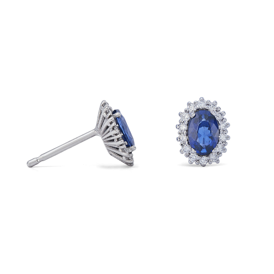 Nihama oder 18k ovaler Saphir 6x4 ct.0,80 Durchm. 0,26 ct NO5068O4ZFD