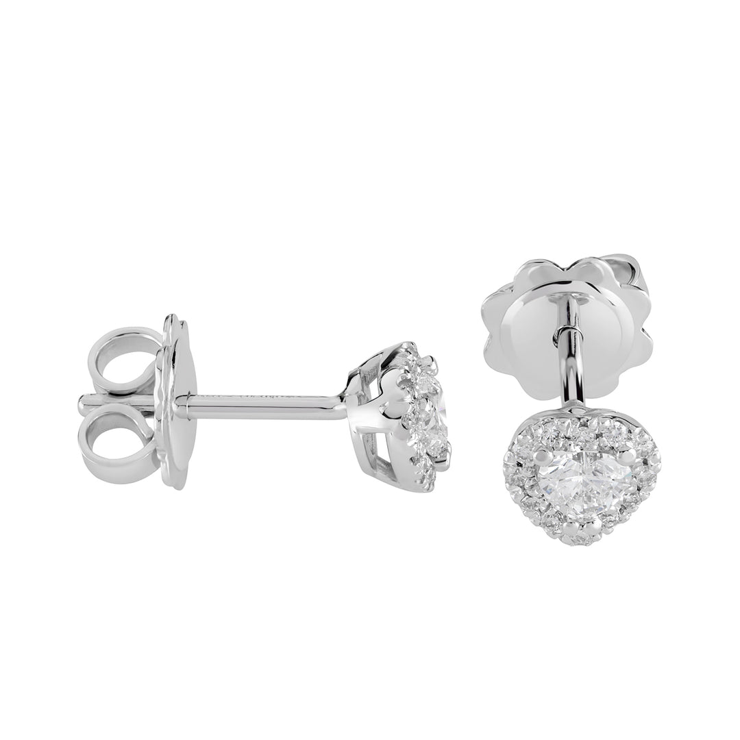 Golay-Diamant-Herzohrringe cen. 0,18 ct und Umriss OCT003DI1B-21309110027