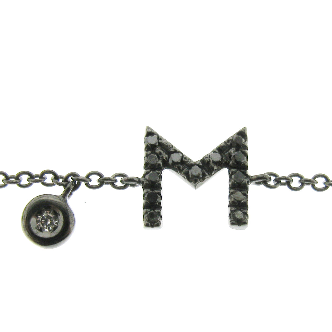 Golay armband ""m"" zwart BFPMN-12131110099