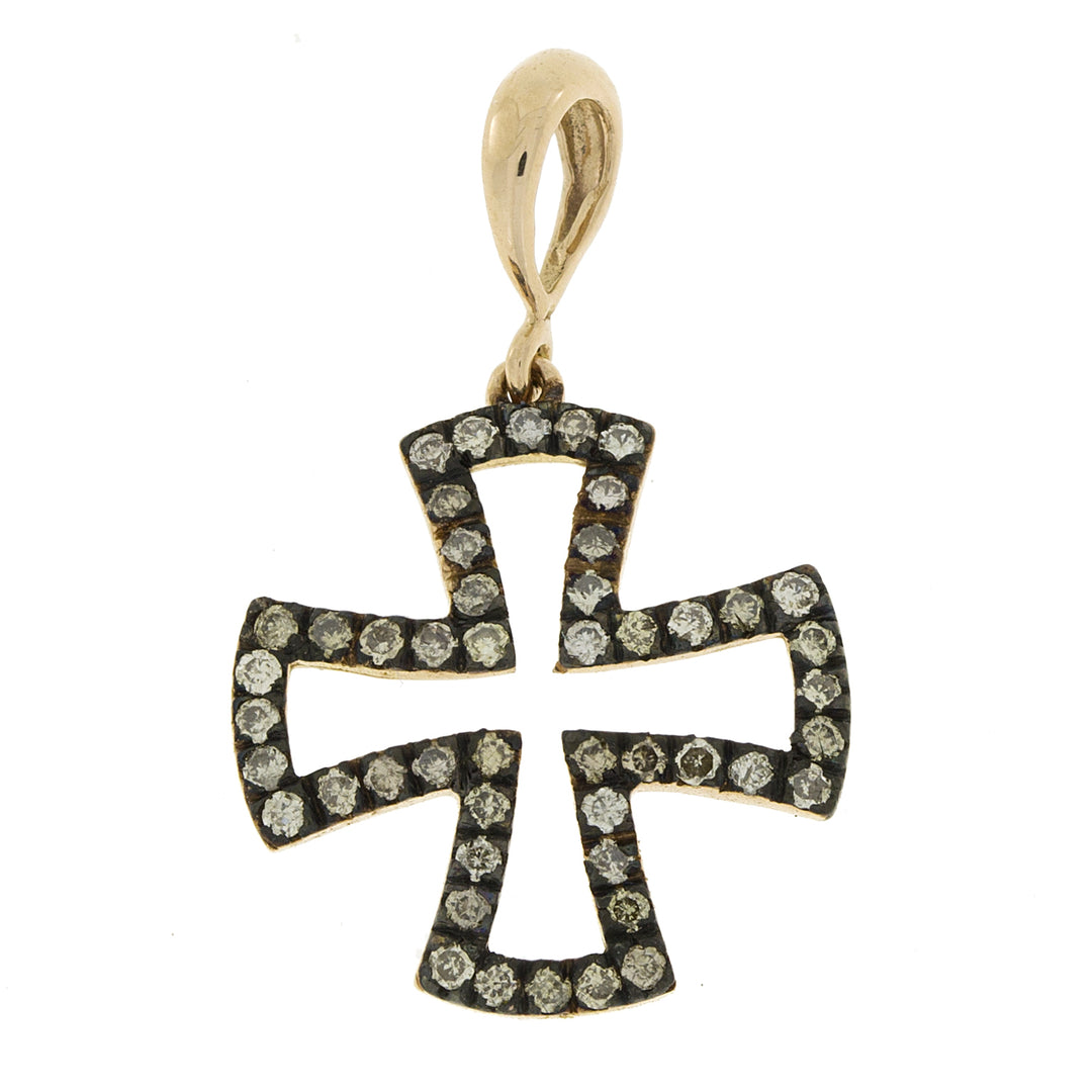 Golay brauner Kreuz-Rundhalsausschnitt GCRO03BW-14314110121