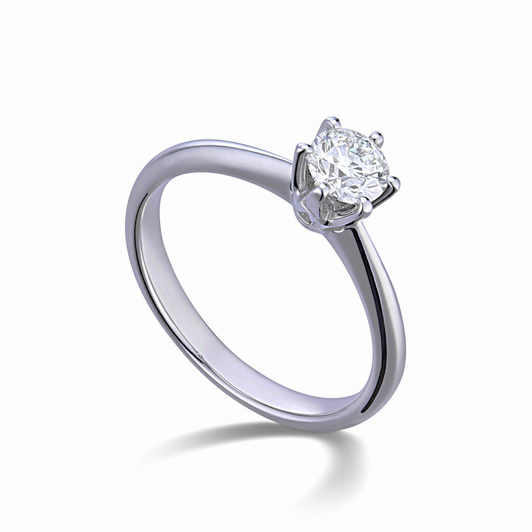 Golay solitaire ring 6 prongs AGI1830-25267110078