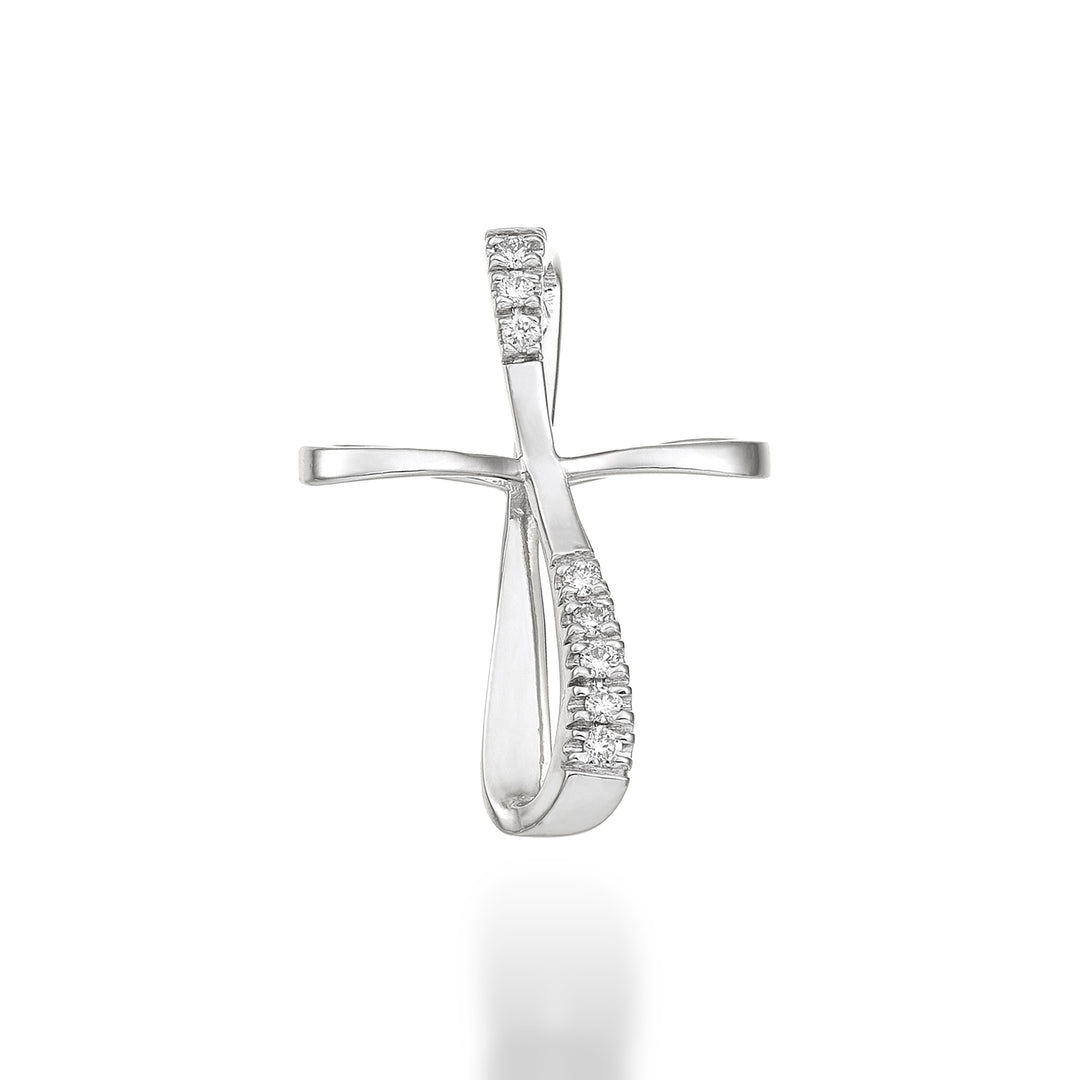 Mikiko pe 18k ct.0,08 kruis MP5008O4BR008