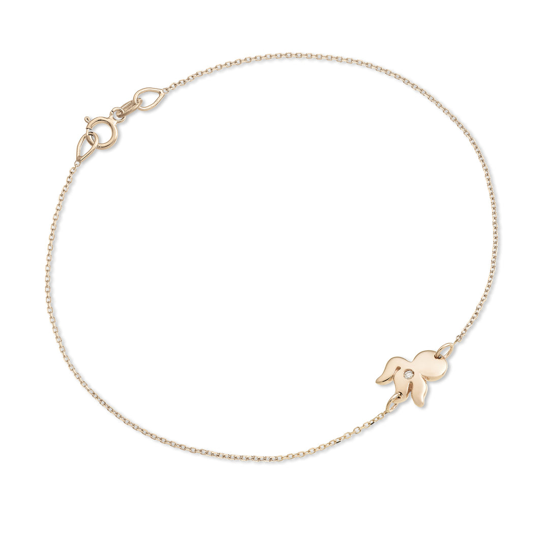 Nihama br 18k octopus 0,01 ct roségoud NB5049O3BR001