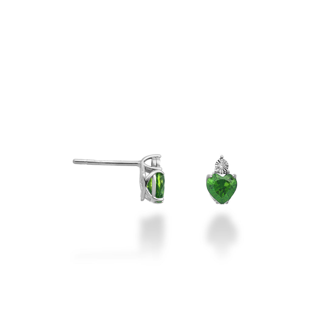 Nihama or 9k emerald heart 5x5 with diamond NO5178R4BE